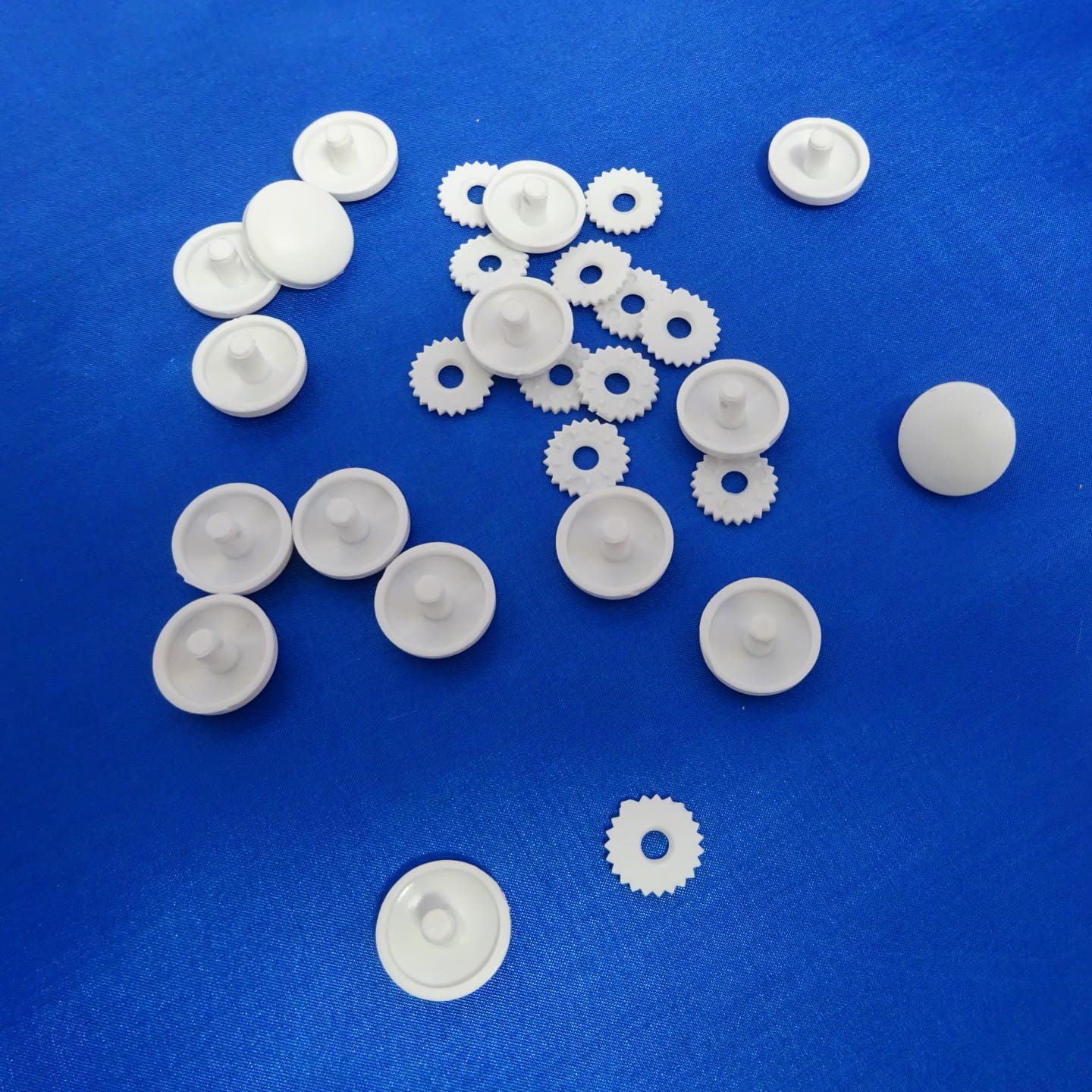 Cover Buttons 15mm Plastic