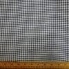 Chiffon Fabric Mini Dog Tooth Black White
