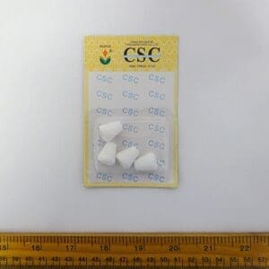 Hoodie Cord Ends Plastic Acorns White