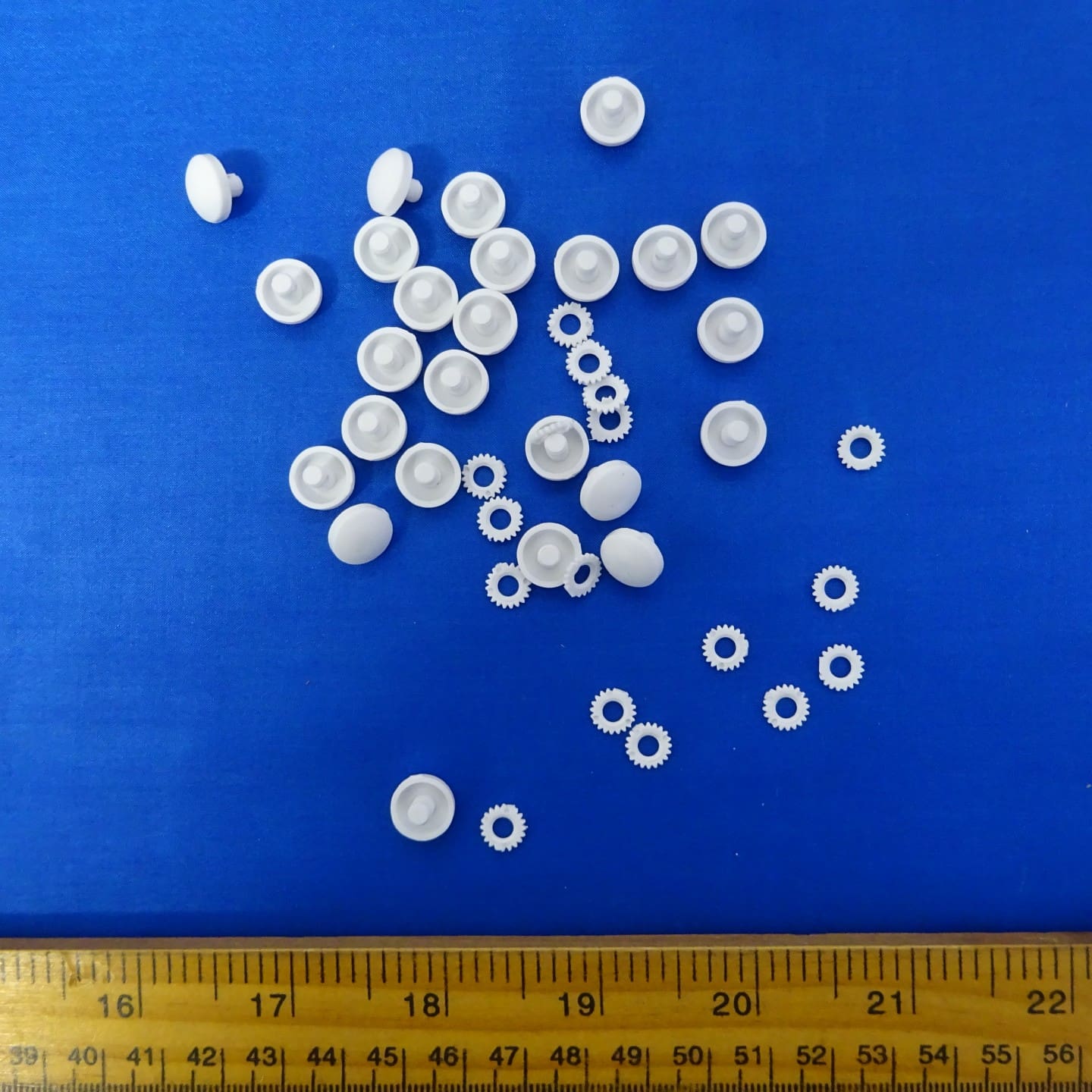 Cover Buttons 11mm Plastic