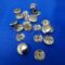 Cover Buttons 19mm Metal