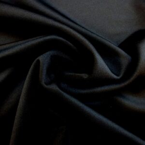 Scuba Jersey Fabric Medium Weight Black