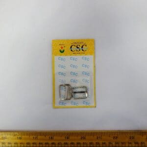 2 Piece Packet Silver Waistcoat Buckle