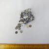 Buttons Large Bag Silver Shanked Buttons 15mm