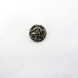 Buttons 17mm Shanked Man On A Horse Silver