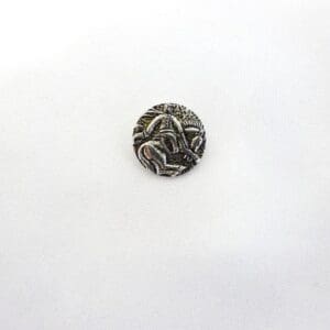 Buttons 20mm Shanked Man On A Horse Silver