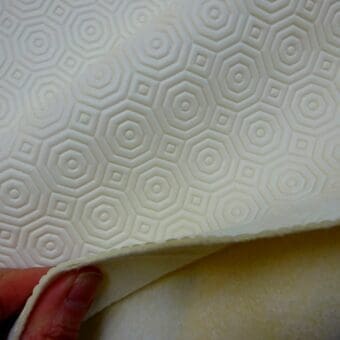 Table Top Protector Fabric White