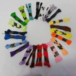 Embroidery thread fabric land 25