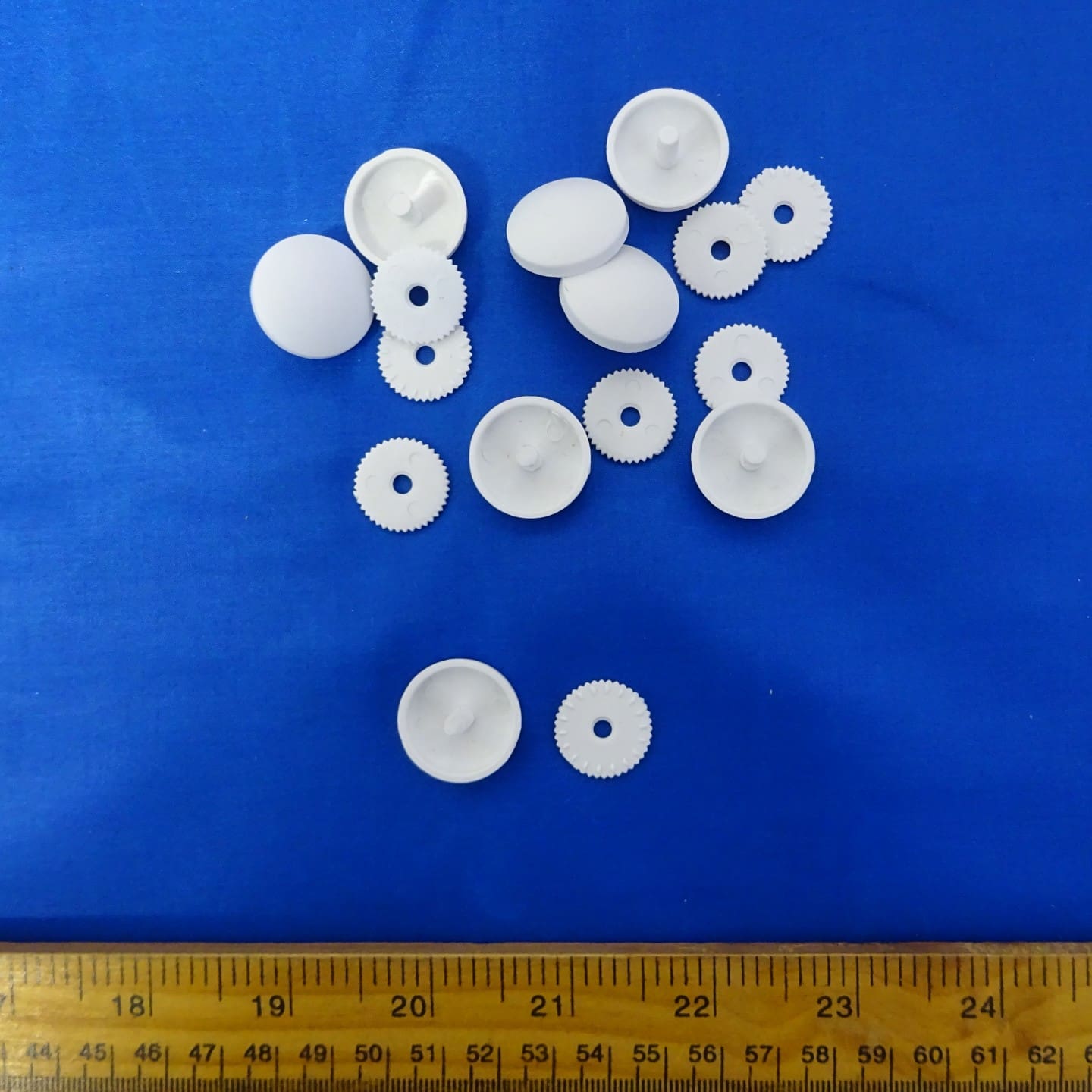 Cover Buttons 23mm Plastic
