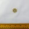 Buttons 23mm Gold Faux Flower Diamante Shanked Code Jam