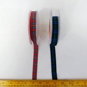 Tartan Ribbon 16mm Wide