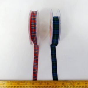 Tartan Ribbon 16mm Wide