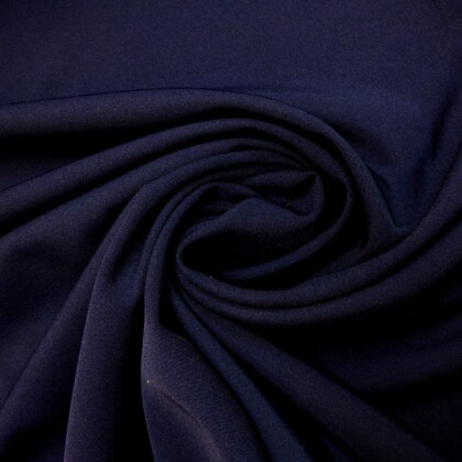 Suiting Fabric 4 Way Stretch Navy