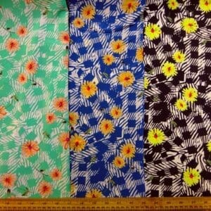 floral crepe fabric land 89
