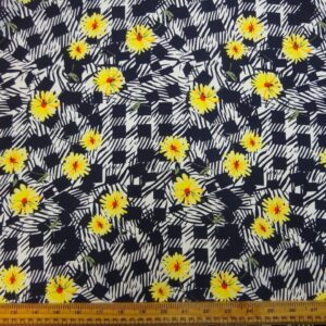 Crepe De Chine Fabric Check Out My Gerbera Black