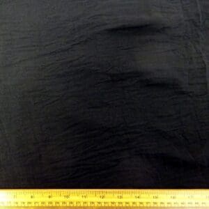 Air Flow Linen Look Cheesecloth Fabric Code JB Black