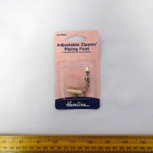 Low Shank Adjustable Zipper/Piping Foot