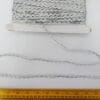 Metallic Ric Rac Trim Small Silver