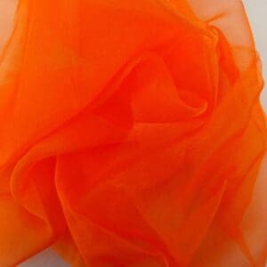 Voile Sugar Puff Nylon Fabric orange