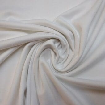 Jersey Fabric Ponte Roma White