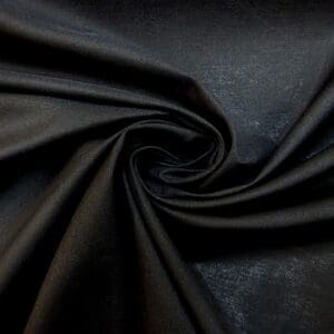 Cotton Fabric Plain 100% Cotton Black