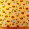 Cotton Fabric Floral Sunflowers Cream