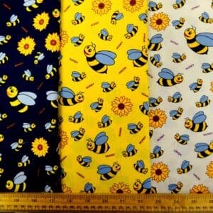 bees cotton fabric land 9