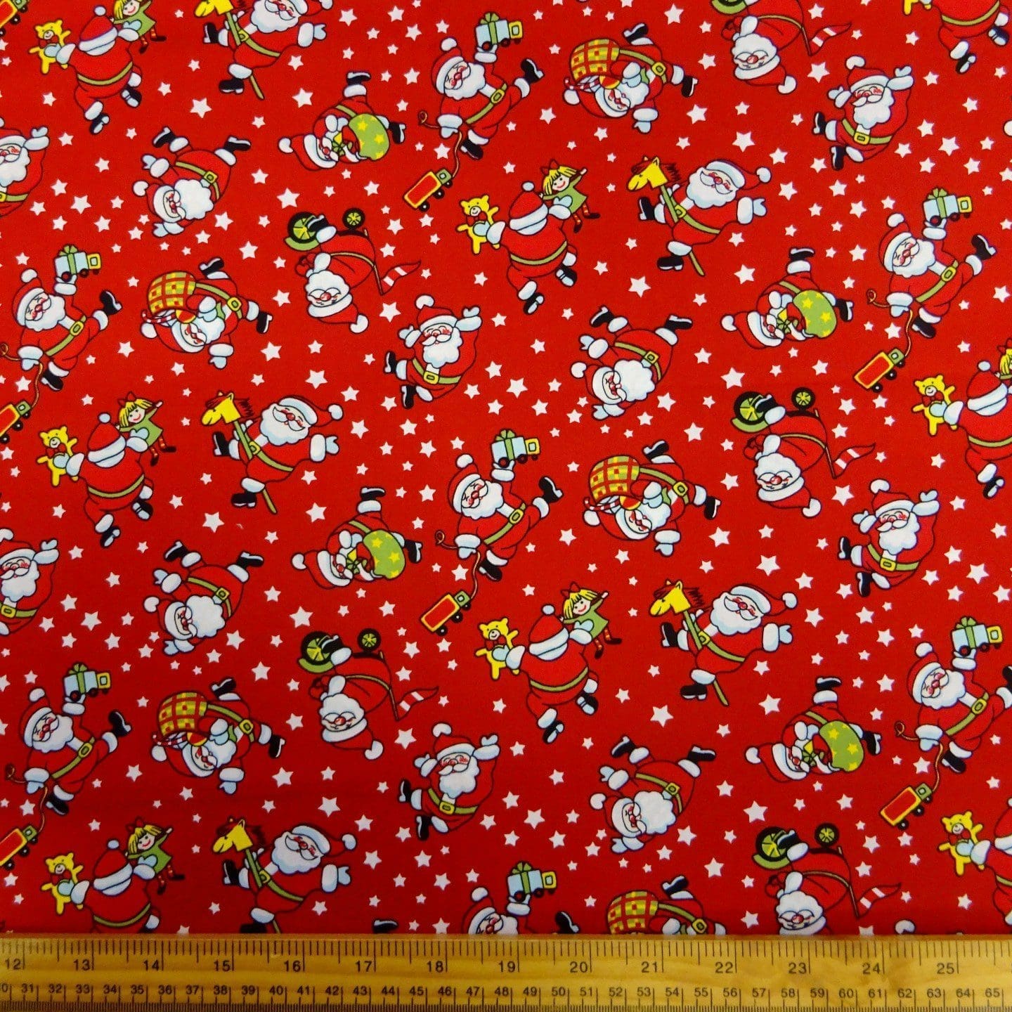 Red - Natural Dyed Cotton Plain Fabric 02
