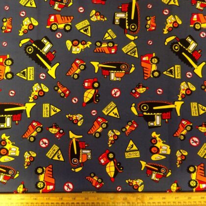 Cotton Fabric Dig ‘Em Up Dave Grey