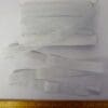 Elastic Shirred 32mm Wide White