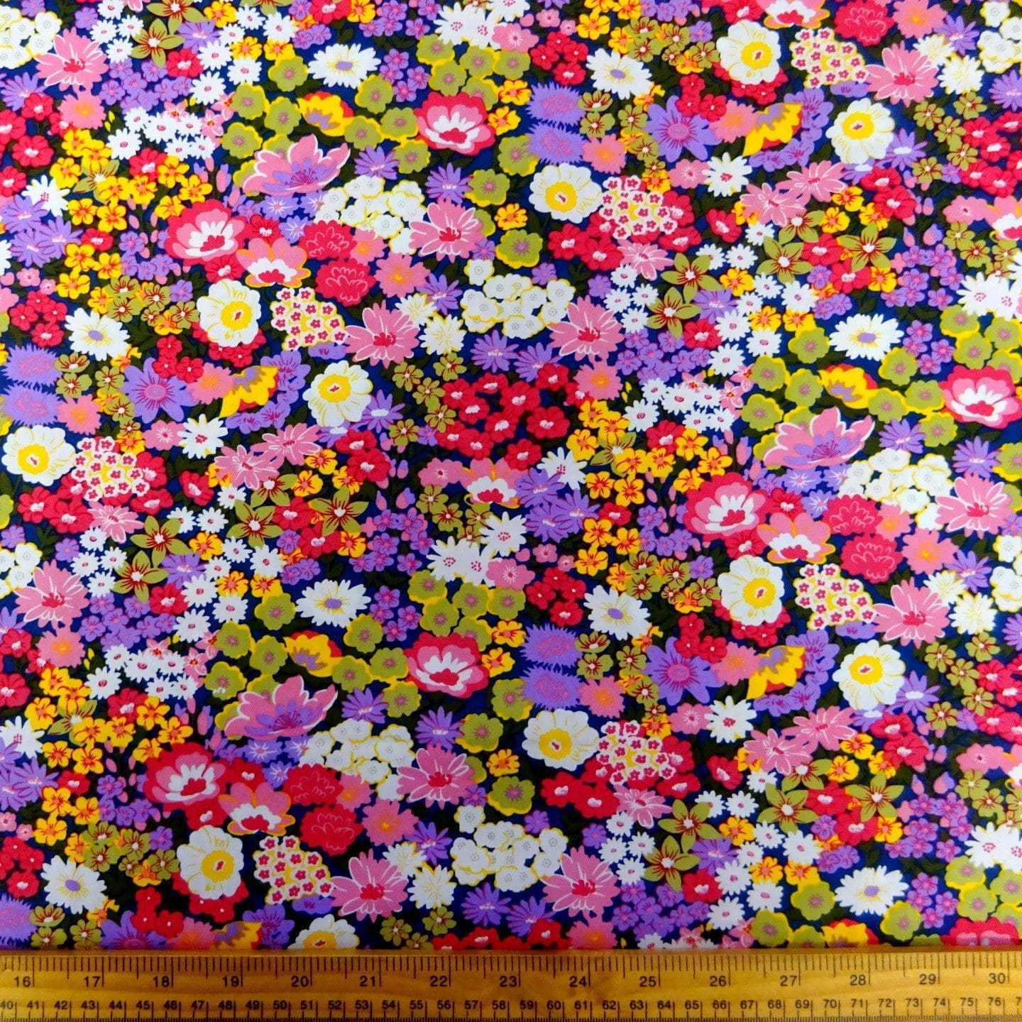 Cotton Fabric Floral Liberty Bell Fabric Land
