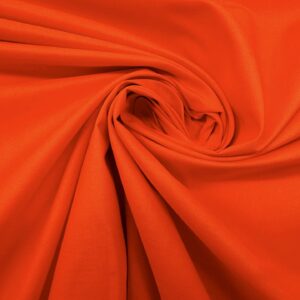 Cotton Fabric Plain Orange