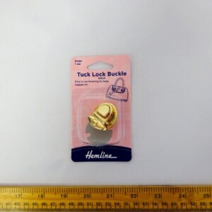 Bag Tuck Lock Buckle Gold
