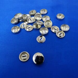 Cover Buttons 15mm Metal