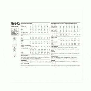 New Look Sewing Pattern 6692