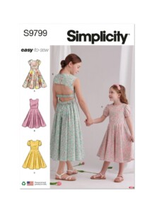 Simplicity Children’s Sewing Pattern S9799