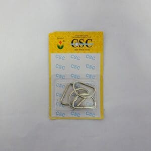 D-Rings 25mm Silver Carded