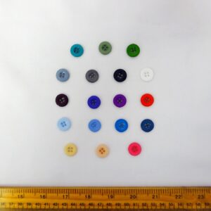 1411 Buttons Size 24 Plastic