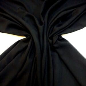 Viscose Fabric Plain Black