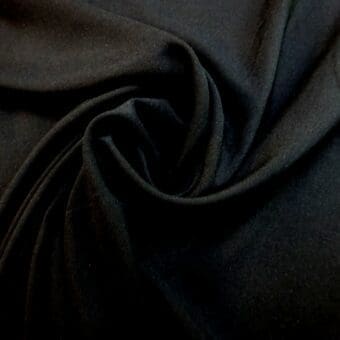 Viscose Fabric Plain Black