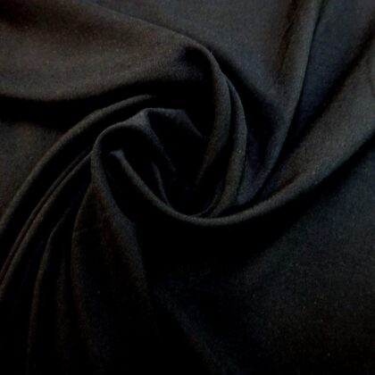 Viscose Fabric Plain Black