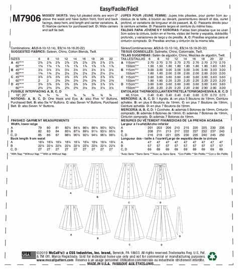 McCall's Sewing Pattern 7906 - Image 2