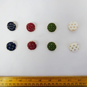 Buttons 25mm Shanked Gold Detailed HF001