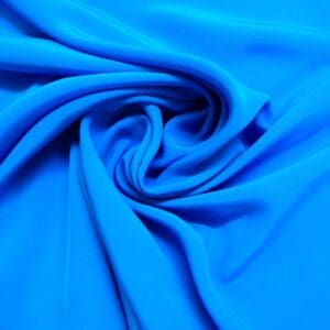 Crepe De Chine Fabric Plain Turquoise