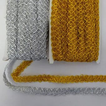 Twisted Metallic Trimming Braid