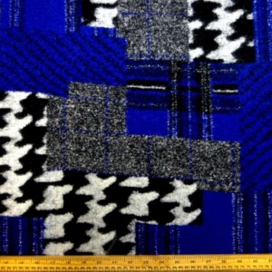 Coating Fabric Scottish Gambit Check Blue