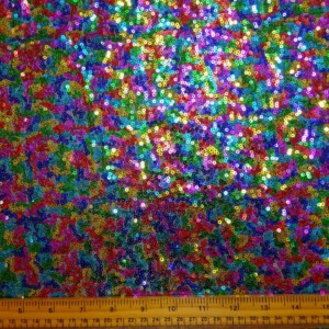 Sequin Fabric Blitz Rainbow