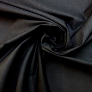 Extra Wide Fabric Polyester Cotton Black 235cm Wide