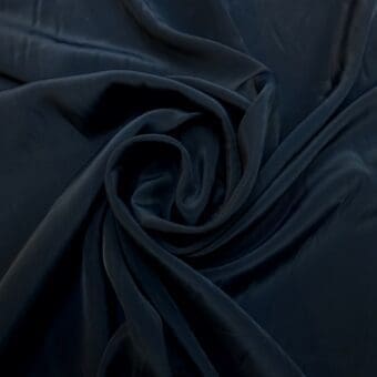 Crepe De Chine Fabric Plain Navy