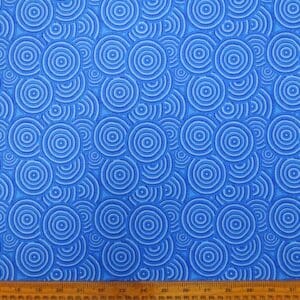 Lycra Patterned Fabric Blue Dorset Rock
